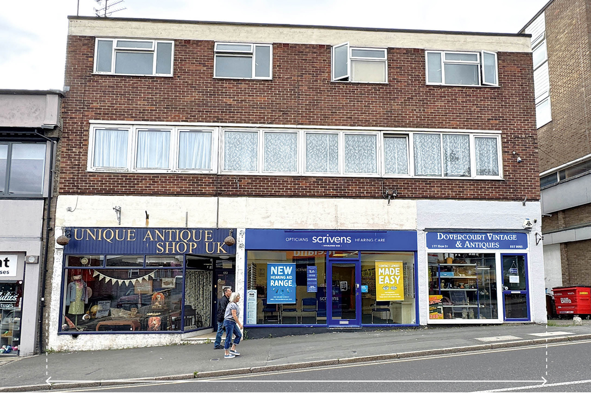 Freehold Investment – 3 Shops (Plus 4 Flats sold-off) – Gross Yield 14.4%