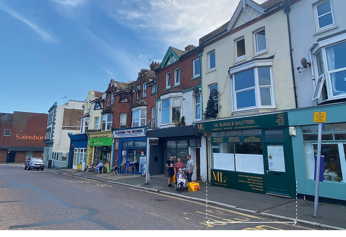 Lot 21 - Freehold Investment – Shop (Plus Flat sold-off) – Gross Yield 12.2%