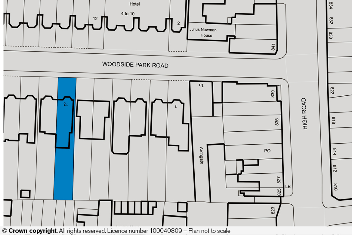 13 Woodside Park Road, North Finchley, London N12 8RT