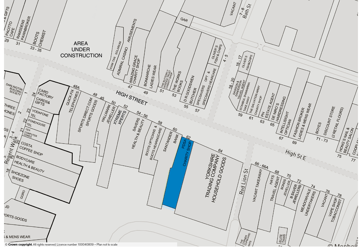 62 High Street, Redcar, Cleveland TS10 3DR