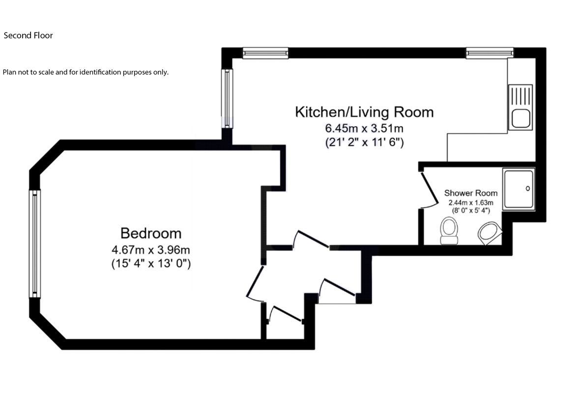 Flat 7, 16 Meads Street, Eastbourne, East Sussex BN20 7QT