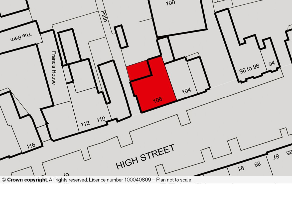 106 High Street, Stevenage, Hertfordshire SG1 3DW