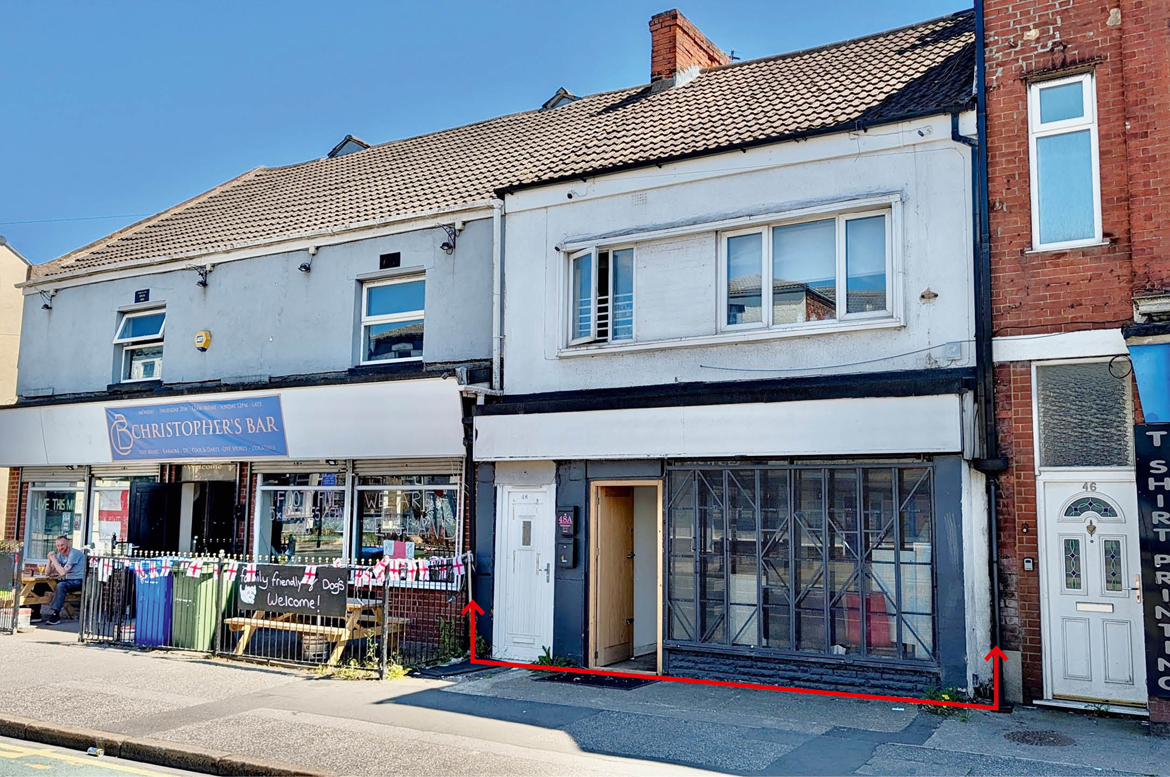 Freehold Investment – Shop & 2 Flats – Gross Yield 14.9%