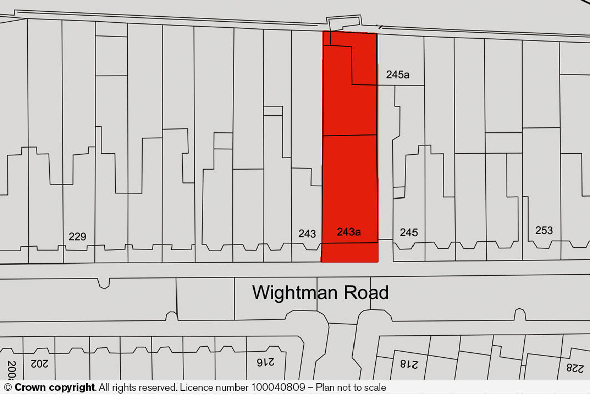 243a Wightman Road, Harringay, London N8 0BA