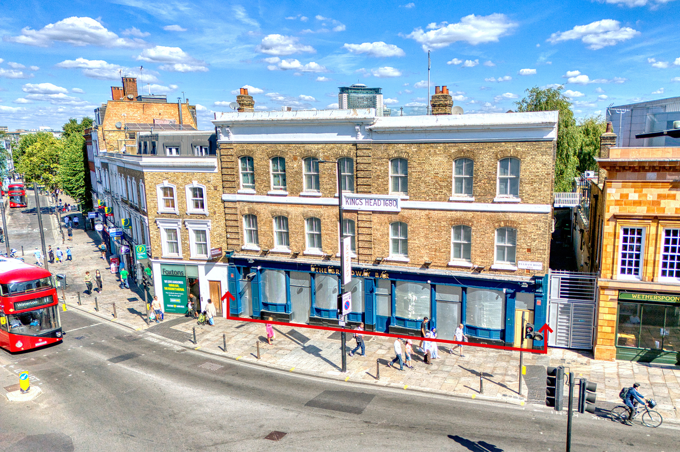 12,369 sq ft Vacant Public House in the heart of Fulham with Potential Residential Development